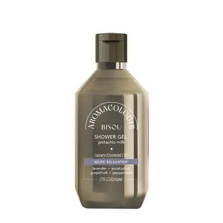 BISOU Гель для душа с фисташковым молочком / BISOU Aromacologie 405 гр - 1