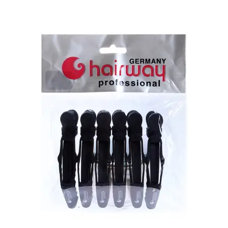 HAIRWAY Зажим-журавль каучук 115 мм 6 шт - 1