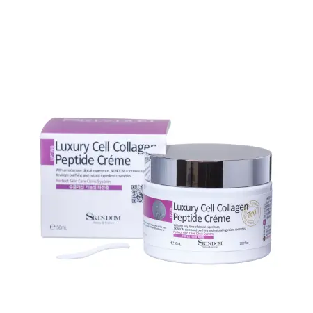 SKINDOM Крем коллагеновый с пептидами / LUXURY CELL COLLAGEN PEPTIDE CREAM 50 мл - 1