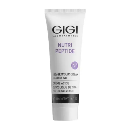 GIGI Крем с 10% гликолевой кислотой для всех типов кожи / 10% Glycolic Cream NUTRI-PEPTIDE 50 мл - 1