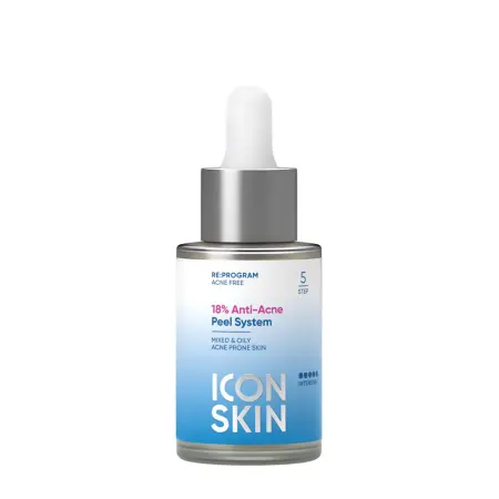 ICON SKIN Пилинг-система Смарт 18% для проблемной кожи / Re: Program 18% Anti-acne Smart Peel System 30 мл - 1