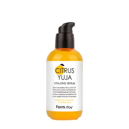 FARMSTAY Сыворотка для сияния кожи лица / Citrus Yuja Vitalizing Serum 100 мл - 1