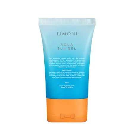 LIMONI Крем-гель солнцезащитный SPF 50+РА++++ / Aqua Sun Gel 50 мл - 2