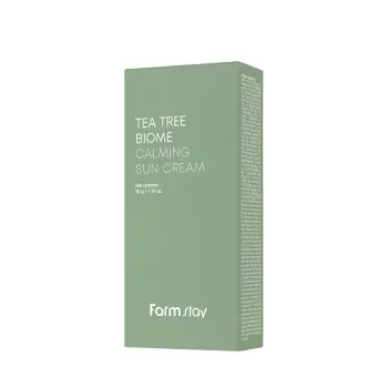 FARMSTAY Крем солнцезащитный успокаивающий для лица с чайным деревом / Tea Tree Biome Calming Sun Cream 50 гр, фото 3