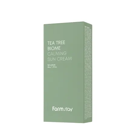FARMSTAY Крем солнцезащитный успокаивающий для лица с чайным деревом / Tea Tree Biome Calming Sun Cream 50 гр - 3