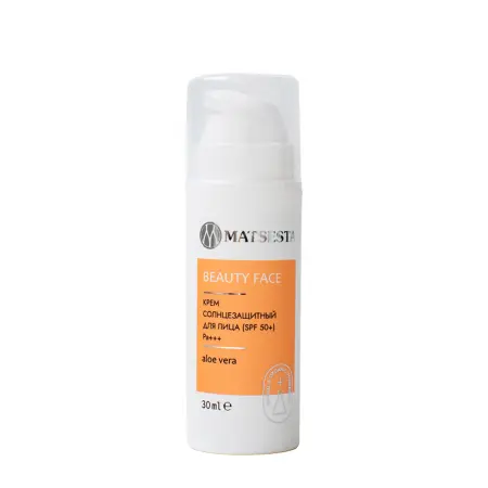 MATSESTA Крем солнцезащитный для лица SPF 50+ Pa+++ / Matsesta Beauty Face 30 мл - 1