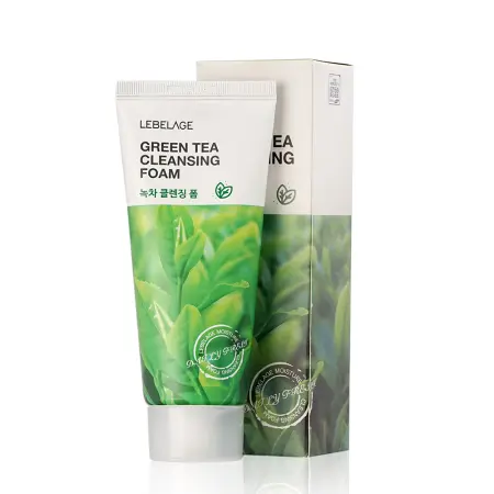 LEBELAGE Пенка для умывания с экстрактом зеленого чая / Lebelage Green Tea Cleansing Foam 100 мл - 2