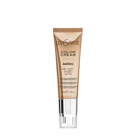 LEVISSIME Крем тональный антиоксидантный SPF 50 / Color Cream Antiox SPF50 50 мл - 1