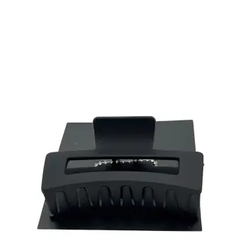 IWOU PROFESSIONAL Краб для волос большой Прямоугольник черный матовый 1шт, фото 2
