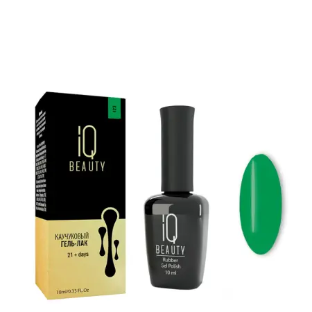 IQ BEAUTY 123 гель-лак каучуковый с кальцием / Green Canyon 10 мл - 1
