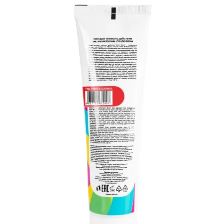 TNL Professional Пигмент прямого действия для волос без окислителя, красный / Color boom 100 мл - 3