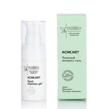 MI&KO Гель-экспресс точечный от воспалений / Acne net Blemish control express-gel 15 мл - 2