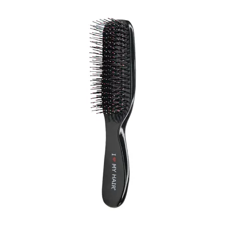 I LOVE MY HAIR Щетка парикмахерская для волос Spider Classic 1501, черная глянцевая M - 3