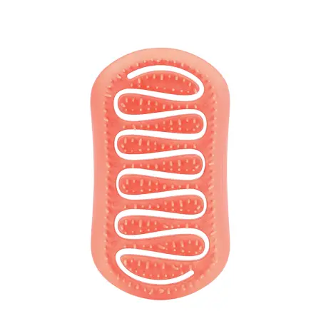 SOLOMEYA Арома-расческа для сухих и влажных волос с ароматом персика, мини / Aroma Brush for Wet&Dry hair Peach mini 1 шт - 1