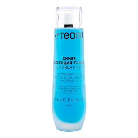 TEANA Эссенция-тоник для лица и шеи cиняя / BLUE ELIXIR 100 мл - 1