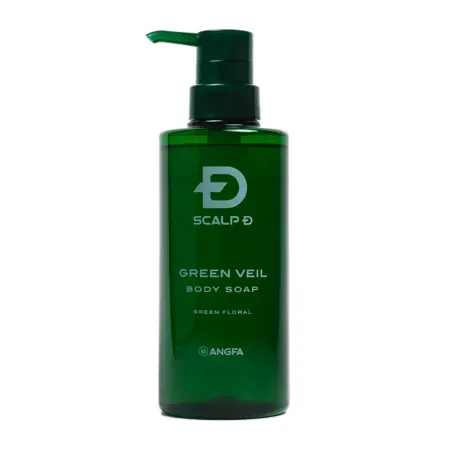 ANGFA Мыло жидкое увлажняющее для тела мужское / Scalp D GREEN VEIL body soap 400 мл - 1