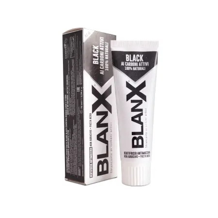 BLANX Паста зубная Бланкс Блэк с углем / BlanX Black Charcoal 75 мл - 1