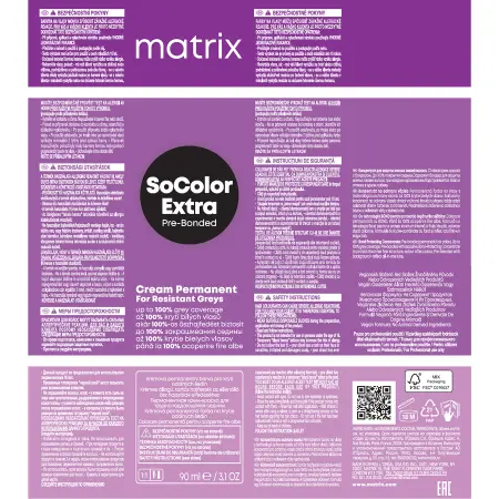 MATRIX 506NA краситель перманентный аммиачный, темный блондин натуральный пепельный / SoColor. beauty Extra. Coverage 90 мл - 4