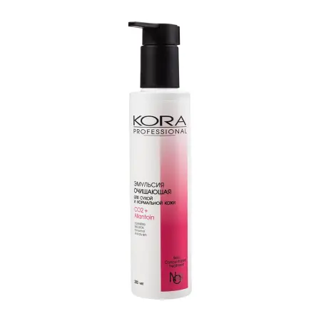 KORA Эмульсия очищающая для сухой и нормальной кожи / KORA PROFESSIONAL 200 мл - 1