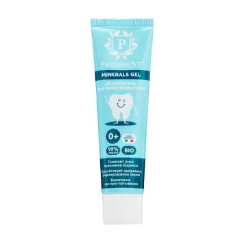 Гель для зубов детский 0+ / President Minerals Gel 32 г