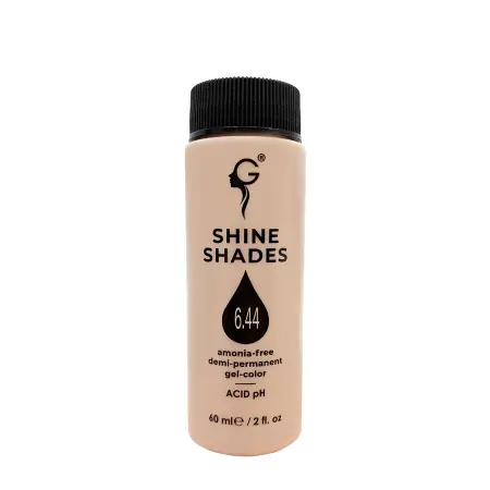 GERA Professional 6.44 гель-краситель для волос без аммиака / Shine Shades 60 мл - 2