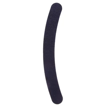 SOLOMEYA Пилка для ногтей 100/180 Бумеранг / Curved Black File - 2