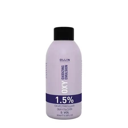 OLLIN PROFESSIONAL Эмульсия окисляющая 1,5% (5vol) / Oxidizing Emulsion OLLIN performance OXY 90 мл - 1