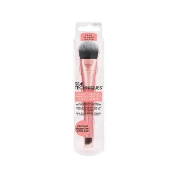 REAL TECHNIQUES Кисть двусторонняя для тональной основы и консилера / Real Techniques Dual Ended Cover & Conceal Brush, фото 3