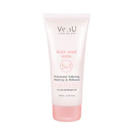 VON-U Маска для ослабленных и поврежденных волос Шелк для волос 5 в 1 / Silky Hair Mask 200 мл - 1