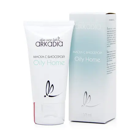 ARKADIA Маска с биосерой для лица / Oily Home 50 мл - 2