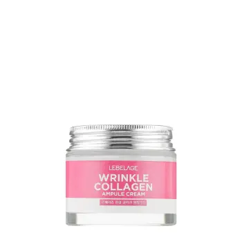 Крем ампульный для лица с коллагеном / Lebelage Ampule Cream Wrinkle Collagen 70 мл