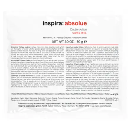 INSPIRA COSMETICS Скраб энзимный 2 в 1 / Double Action Super Peel INSPIRA ABSOLUE 10 г - 1