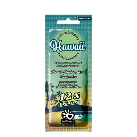SOLBIANCA Крем-автозагар с маслом авокадо, экстрактами гибискуса и франжипани / Hawaii 20х bronzers 15 мл - 2