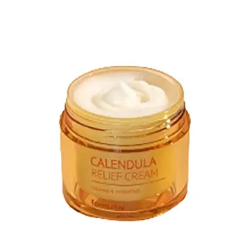 FARMSTAY Крем восстанавливающий защитный барьер для лица с календулой / Calendula Relief Cream 80 мл, фото 3