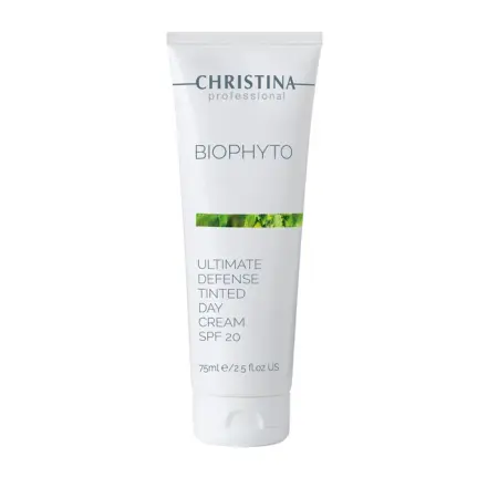 CHRISTINA Крем дневной с тоном Абсолютная защита SPF 20 / Ultimate Defense Tinted Day Cream Bio Phyto 75 мл - 1