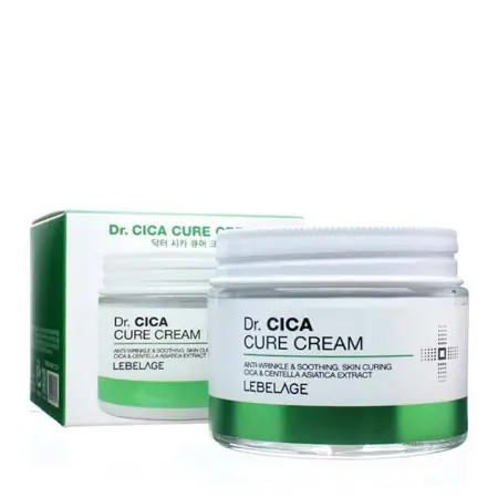 LEBELAGE Крем антивозрастной смягчающий для лица с центеллой / Lebelage Dr.Cica Cure Cream 70 мл - 2