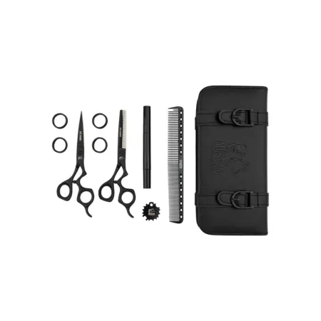 MUSTANG PROFESSIONAL (США) Набор ножниц Mustang Professional 3D HAND NP03 Черный 5,5 дюймов - 2