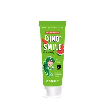 Паста зубная детская гелевая c ксилитом и вкусом арбуза / Consly Dino s Smile 60 гр