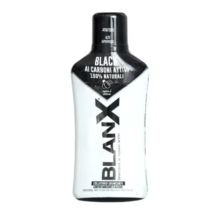 BLANX Ополаскиватель отбеливающий с углем / BlanX Mouthwash Black Charcoal 500 мл - 1