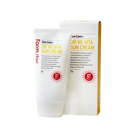 FARMSTAY Крем солнцезащитный витаминизированный SPF 50+ PA+++ 70 г - 2