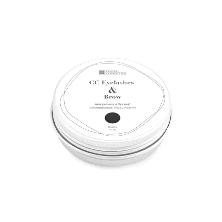 LUCAS COSMETICS Хна для окрашивания ресниц и бровей, черная (в баночке) / CC Eyelashes & Brow 10 г - 1