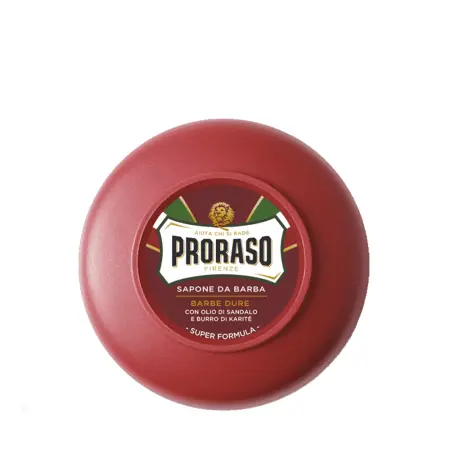 PRORASO Мыло питательное для бритья с маслом сандала и маслом ши 150 мл - 1