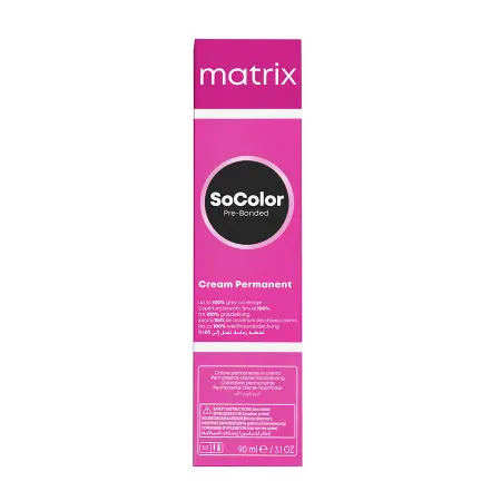 MATRIX 7A краситель перманентный аммиачный, блондин пепельный / SoColor Pre-Bonded 90 мл - 3