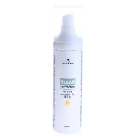 ANNA LOTAN Гель солнцезащитный Ойл Фри SPF32 / CLEAR Protector 50мл~ - 1