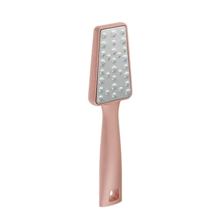 DEWAL BEAUTY Терка для пяток двусторонняя, розовая 21,5 см - 1