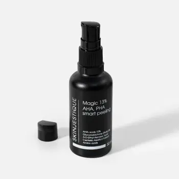 SKINJESTIQUE Маска смываемая с пилинг действием для лица / Magic 13% AHA, PHA Smart Peeling night 50 мл, фото 3