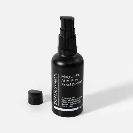 SKINJESTIQUE Маска смываемая с пилинг действием для лица / Magic 13% AHA, PHA Smart Peeling night 50 мл - 3