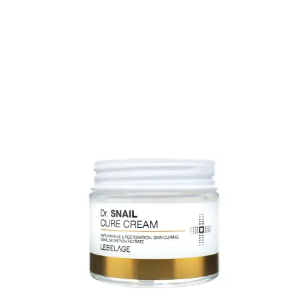 LEBELAGE Крем антивозрастной для лица с муцином улитки / Lebelage Dr.Snail Cure Cream 70 мл - 1