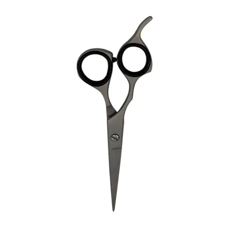 IWOU PROFESSIONAL Ножницы парикмахерские прямые 6,0 с черными ручками - 1