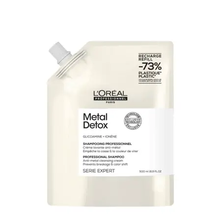 L OREAL PROFESSIONNEL Шампунь для восстановления окрашенных волос, рефил / METAL DETOX 500 мл - 1